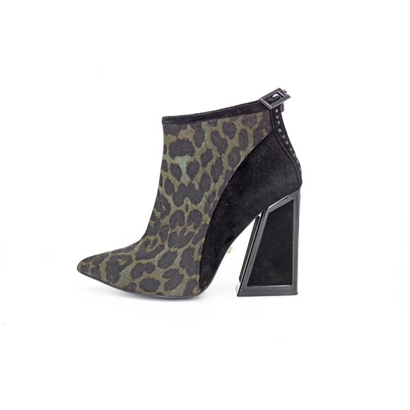 Kat Maconie 'Lidia' Hair Calf Geometric Heel Ankle Boots: Size 6US/37EU - Picture 1 of 9